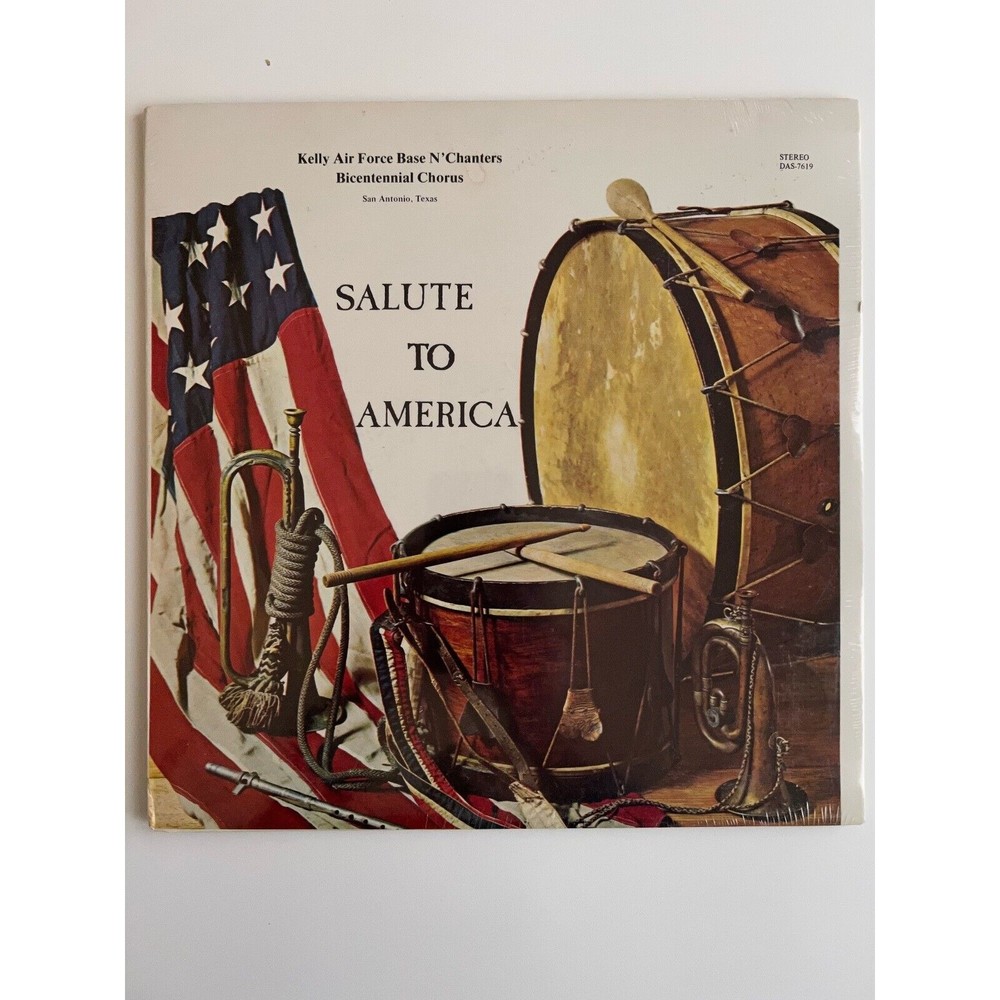 Kelly Air Force Base N' Chanters Bicentennial Chorus Salute To America LP NEW